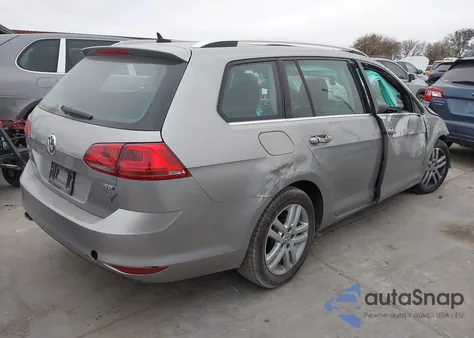 2015 Volkswagen Golf Sportwagen Tdi Sel 4-Door z USA, uszkodzony, nr VIN 3VWCA7AU7FM506965